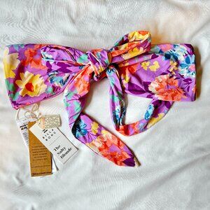 NWT Billabong X Salty Blonde Halley's Garden Wrap Halter bikini top (Size